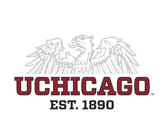 Phoenix logo with UChicago Est. 1890, maroon/black on white variant, cell 106