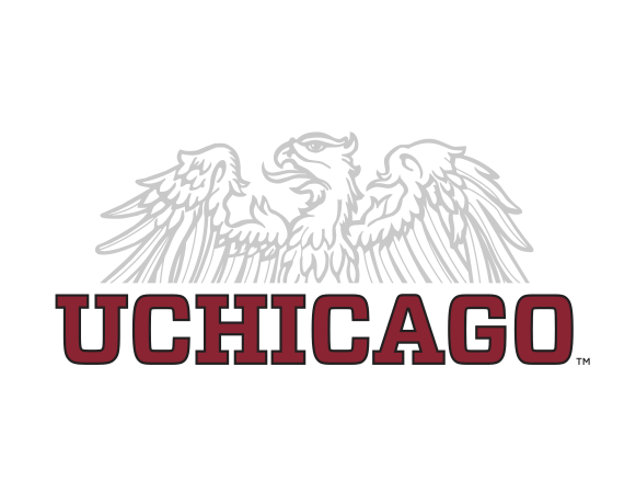 Phoenix logo with UChicago, maroon/black on white variant, cell 114