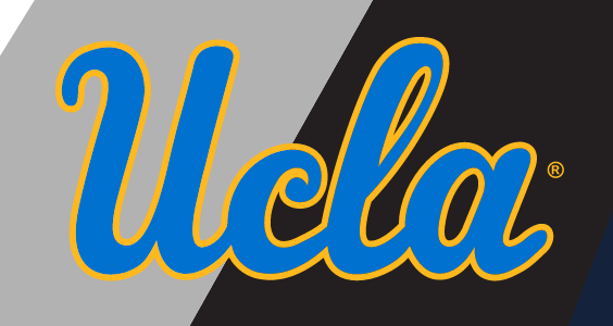 UCLA Script, UCLA Powderkeg Blue with UCLA Westwood Gold outline variant, cell 2