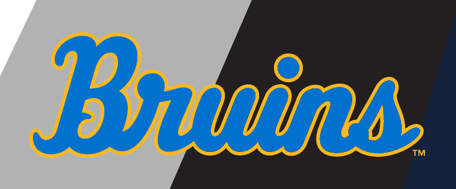 Bruins Script, blue with yellow outline variant, cell 22