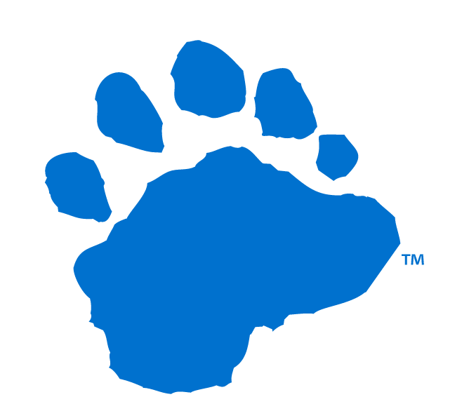 Paw Print, blue variant, cell 43
