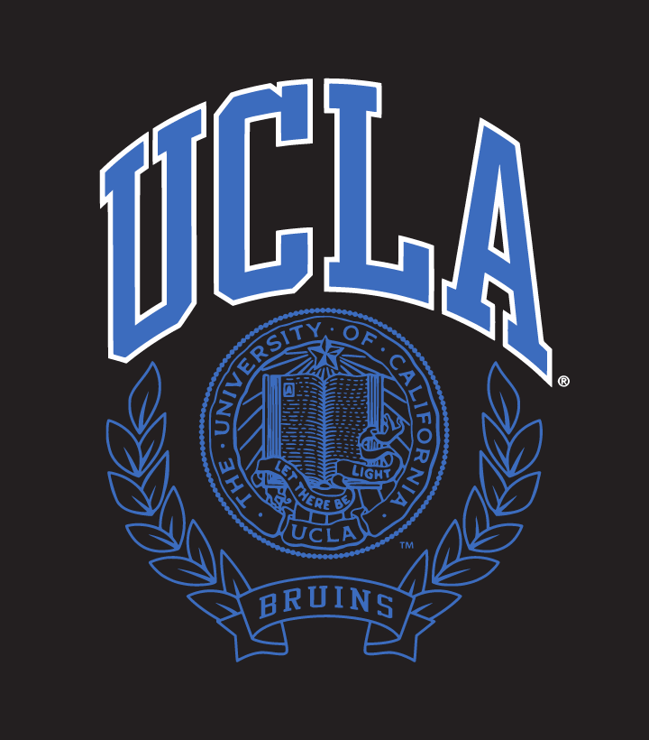 UCLA Laurel Seal Composite Mark, blue outline variant, cell 108