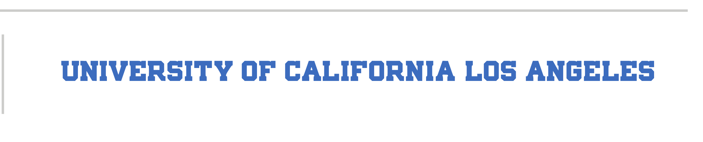 UNIVERSITY OF CALIFORNIA LOS ANGELES, Athletic Standard | UCLA variant, cell 114