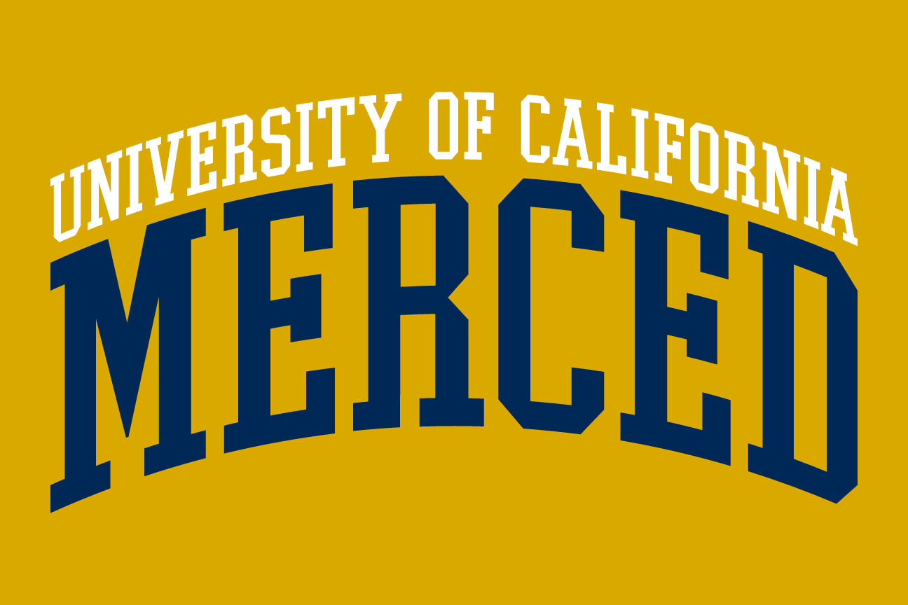 Arch Word Mark, Boomer Blue and white on Bobcat Gold variant, cell 16