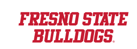 Fresno State Bulldogs Wordmark, Stacked variant, cell 5