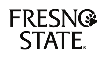 Fresno State Wordmark, Stacked Black variant, cell 30