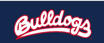 Bulldogs Script, Reverse on Blue variant, cell 13