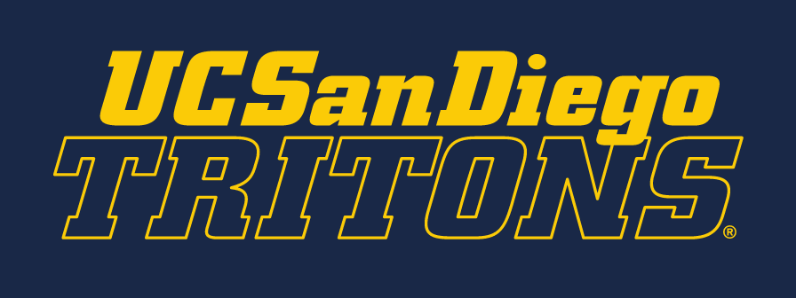 UC San Diego Tritons logo, gold outline variant, cell 15