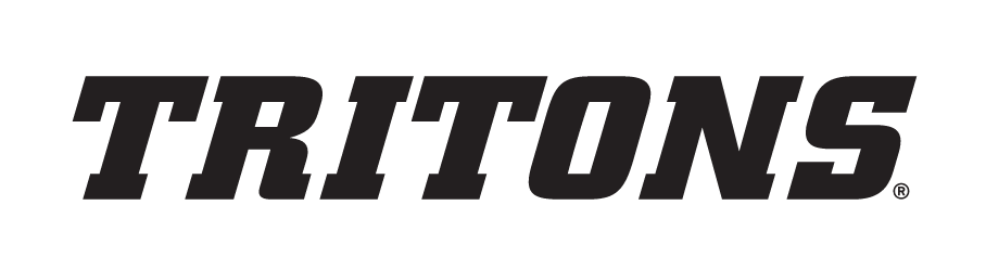 TRITONS wordmark, black variant, cell 27