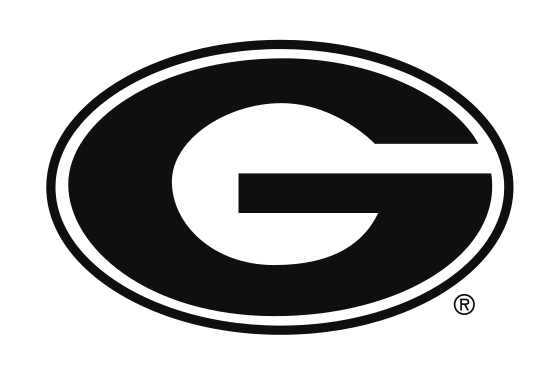 Oval G logo, black/white variant