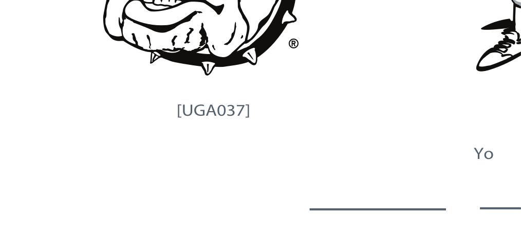 full body bulldog mascot, color variant