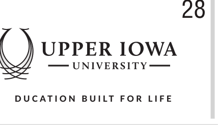 Horizontal institutional mark with tagline, black variant, cell 28