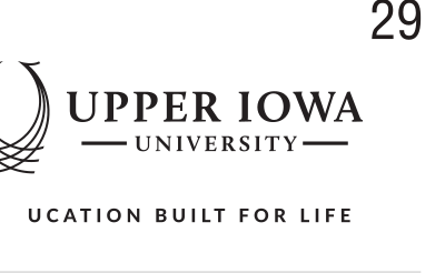 Horizontal institutional mark with tagline, light blue variant, cell 29