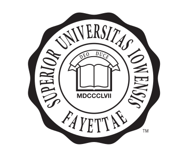 University seal, black variant, cell 43