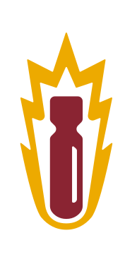 bomb icon, maroon and gold variant, cell 27