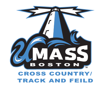UMass Boston Cross Country/Track and Field logo, full color variant, cell 26