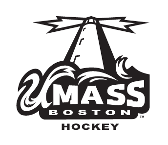 UMass Boston Beacons logo, black and white variant, cell 4