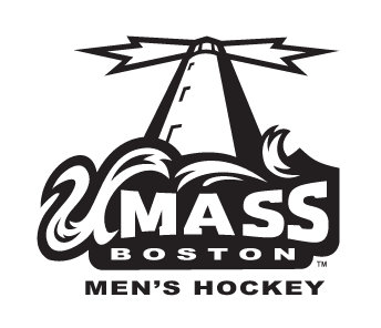 UMass Boston Beacons logo, black and white variant, cell 9
