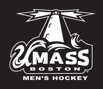 UMass Boston Beacons logo, white on black variant, cell 10