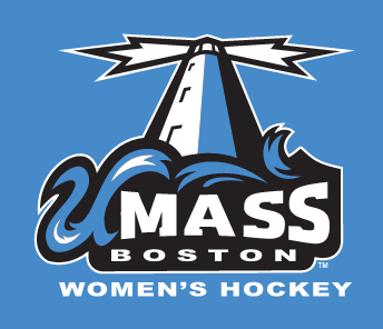 UMass Boston Beacons logo, full color on blue variant, cell 12