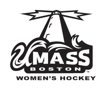 UMass Boston Beacons logo, black and white variant, cell 14