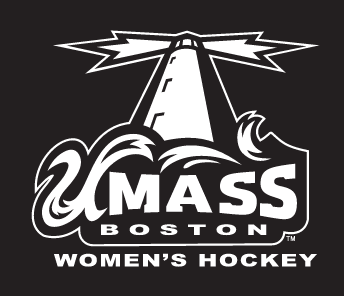 UMass Boston Beacons logo, white on black variant, cell 15