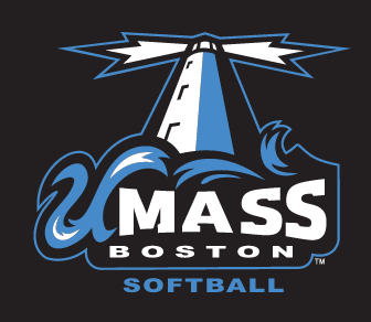 UMass Boston Beacons, Softball, full color on black variant, cell 3