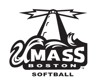 UMass Boston Beacons, Softball, black and white variant, cell 4