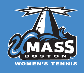 UMass Boston Beacons, Women's Tennis, full color on blue variant, cell 17