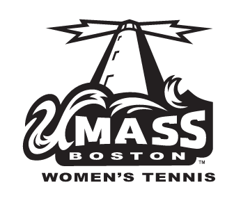 UMass Boston Beacons, Women's Tennis, black and white variant, cell 19