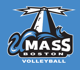 UMass Boston Beacons, Volleyball, full color on blue variant, cell 22