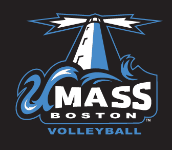 UMass Boston Beacons, Volleyball, full color on black variant, cell 23