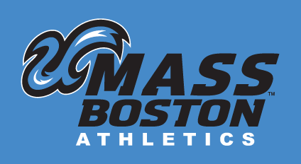 UMass Boston Athletics, color on blue variant, cell 2