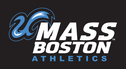 UMass Boston Athletics, color on black variant, cell 3