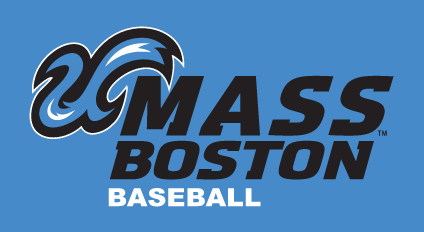 UMass Boston Baseball, color on blue variant, cell 7