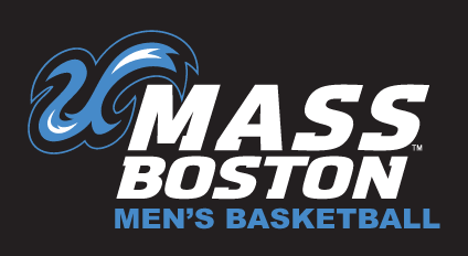 UMass Boston Men's Basketball, color on black variant, cell 18