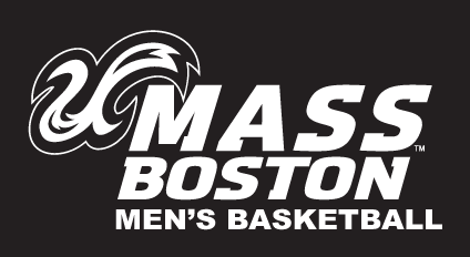 UMass Boston Men's Basketball, white on black variant, cell 20