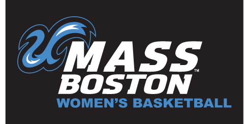 UMass Boston Women's Basketball, color on black variant, cell 23