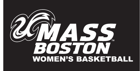 UMass Boston Women's Basketball, white on black variant, cell 25