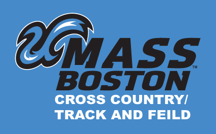 UMass Boston Cross Country/Track and Field, color on blue variant, cell 27