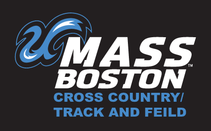 UMass Boston Cross Country/Track and Field, color on black variant, cell 28