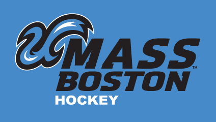 UMass Boston Hockey, color on blue variant, cell 2
