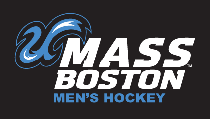 UMass Boston Men's Hockey, color on black variant, cell 8