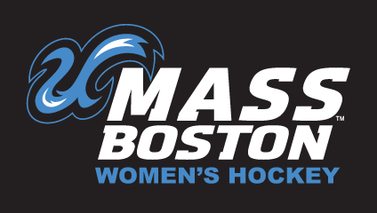 UMass Boston Women's Hockey, color on black variant, cell 13