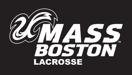 UMass Boston Lacrosse, white on black variant, cell 20