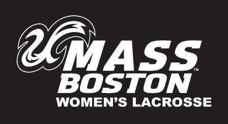 UMass Boston Women's Lacrosse, white on black variant, cell 30