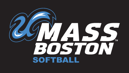 UMass Boston Softball, color on black variant, cell 3