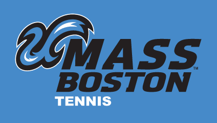 UMass Boston Tennis, color on blue variant, cell 7
