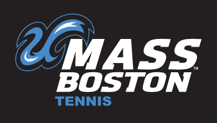 UMass Boston Tennis, color on black variant, cell 8