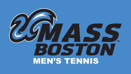 UMass Boston Men's Tennis, color on blue variant, cell 12